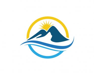 Dağ Logosu İş Şablonu Vektörü