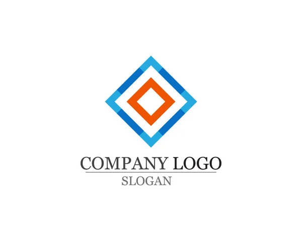 Diseño abstracto del logotipo del negocio iconos de la plantilla aplicación — Vector de stock