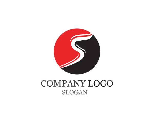 S logotipo y símbolos de la plantilla vectorial iconos — Vector de stock