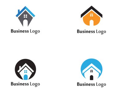 ev tatlı ev logo ve simgeleri simgeleri şablonu