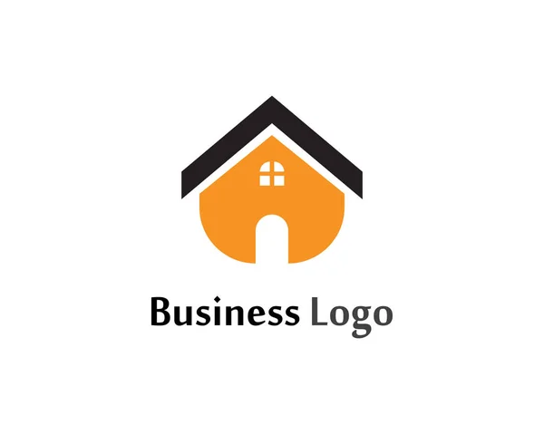 Αρχική γλυκό σπίτι λογότυπο και σύμβολα εικονίδια πρότυπο — Διανυσματικό Αρχείο