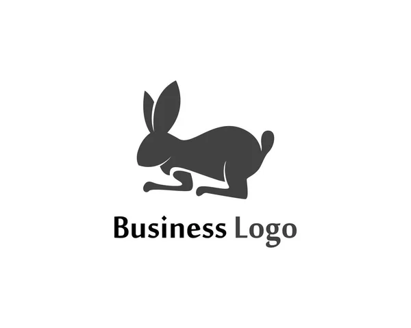 Кролик Логотип шаблон векторний дизайн іконок шаблон додаток — стоковий вектор