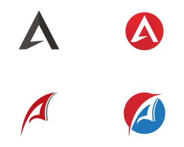 Bir iş mektubu Logo ve sembol şablon vektör simgesi