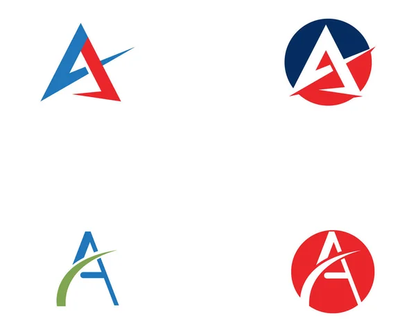 Una lettera d'affari Logo e simbolo Modello Icona vettoriale — Vettoriale Stock