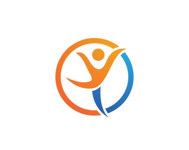 Evlat edinme bebek ve toplum bakım Logo şablonu vektör simge