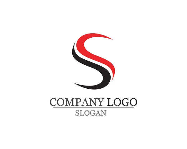S logosu ve sembolleri şablon vektör simgeler uygulaması — Stok Vektör
