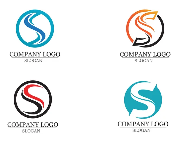 S logo and symbols template vector icons app — Stock Vector