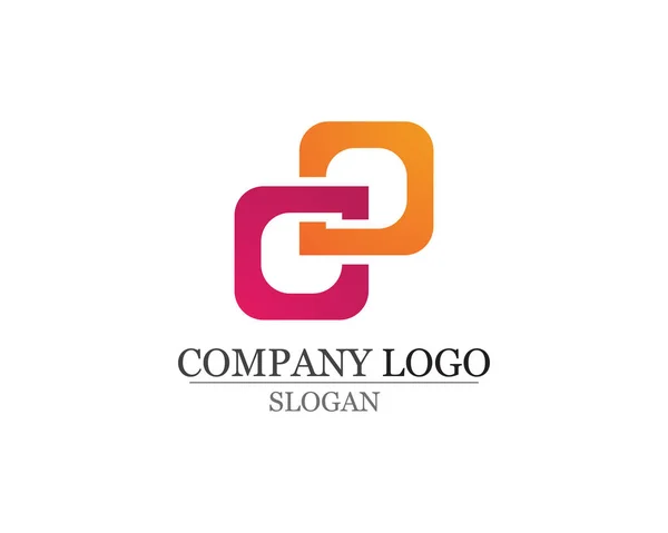 Finanzas logotipo y símbolos vector concepto ilustración — Vector de stock