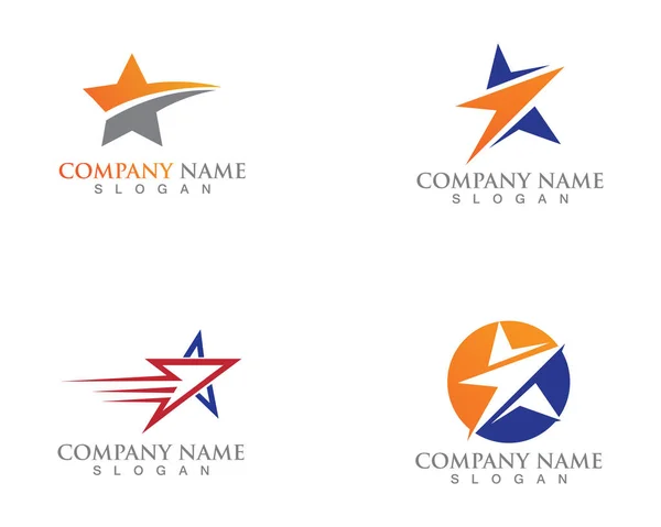 Star Logo e símbolos Modelo ícone do vetor ilustração design — Vetor de Stock