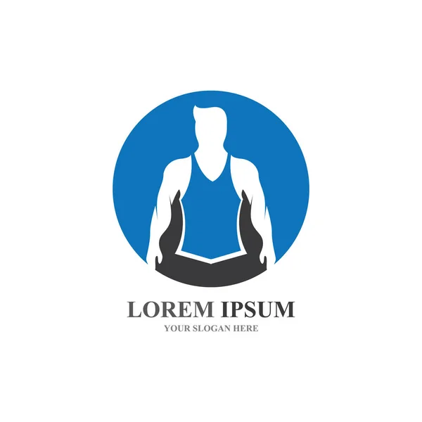 Przedmiot wektorowy i ikony dla Sport Label Gym Badge Fitness Logo — Wektor stockowy