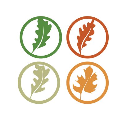 yapraklar vektör şablonunu belirler 