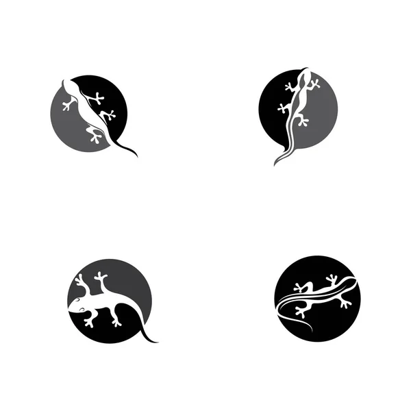 Lizard symbool pictogram vector — Stockvector