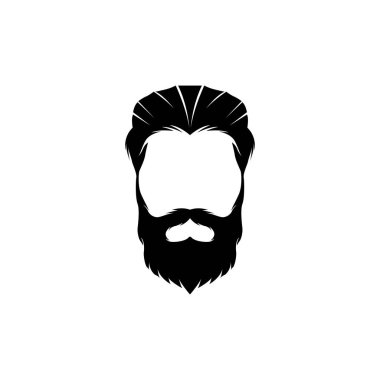 Hippi sembolü logo tasarım vektörü