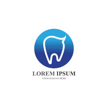 Diş bakımı logosu Şablon vektör resimleme simgesi 