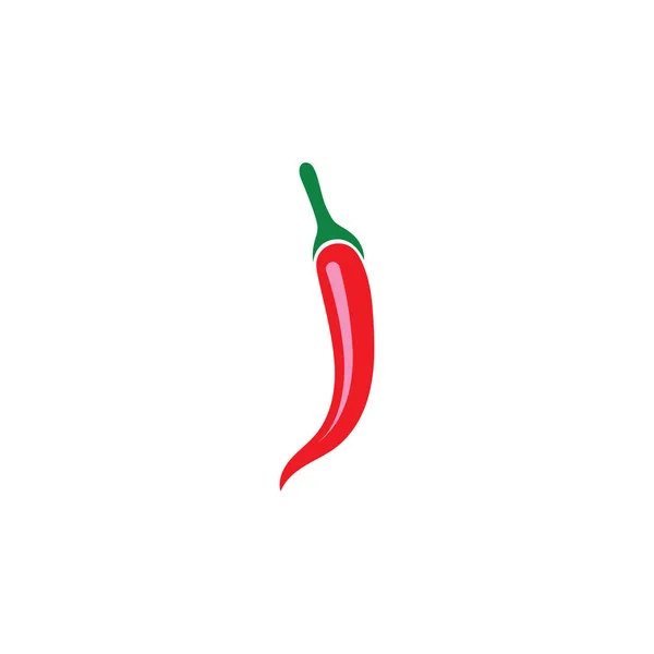 Chilli-Pepper ikona. Plochá ilustrace chilli-papričkové vektorové — Stockový vektor