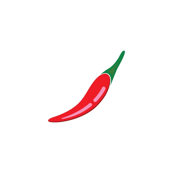 Chilli-Pepper ikona. Plochá ilustrace chilli-papričkové vektorové — Stockový vektor