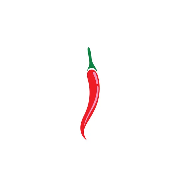 Chilli-Pepper ikona. Plochá ilustrace chilli-papričkové vektorové — Stockový vektor