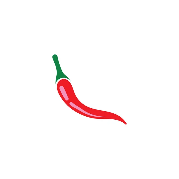 Chilli-Pepper ikona. Plochá ilustrace chilli-papričkové vektorové — Stockový vektor