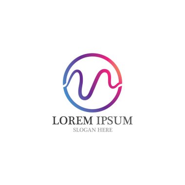 Ses çizgisi dalga vektör çizimi