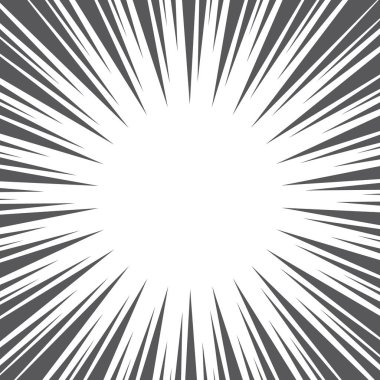 Hız çizgisi hızlı hareket arkaplanı ve Comic vektör illüstrasyonu 