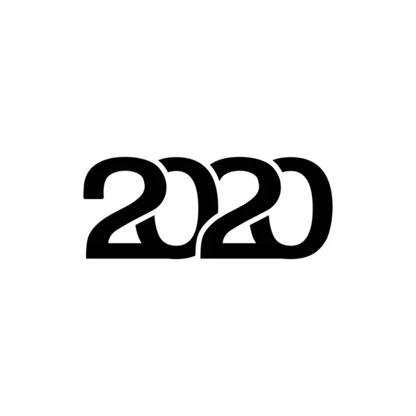 2020 Logo-Grafik neues Jahr — Stockvektor