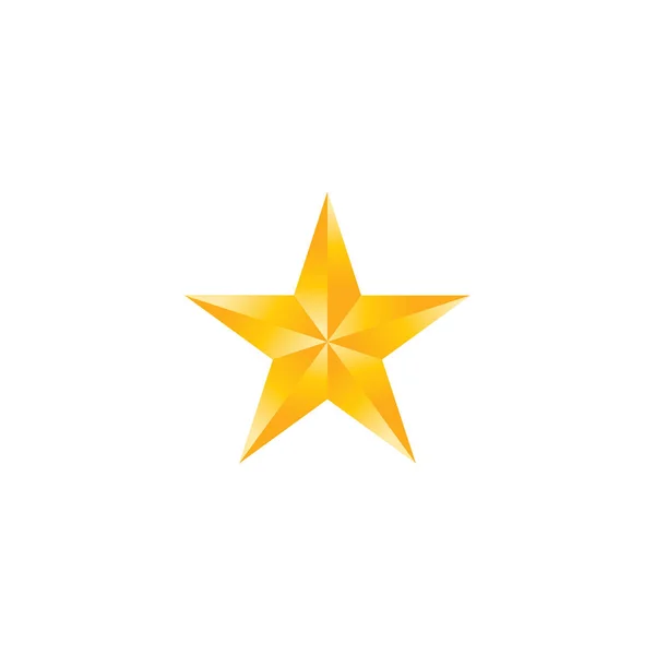 Modelo de ícone estrela — Vetor de Stock