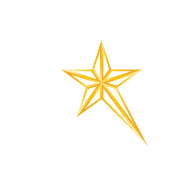 Plantilla icono estrella — Vector de stock