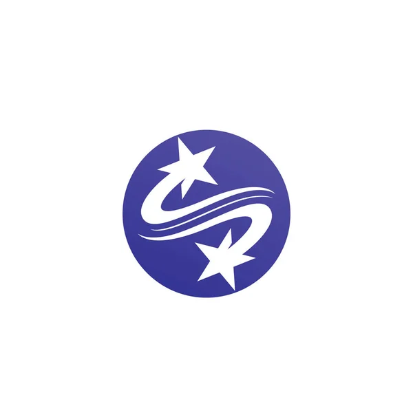 Modello icona stella — Vettoriale Stock