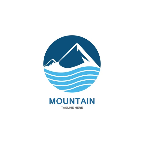 Логотип горы — стоковый вектор