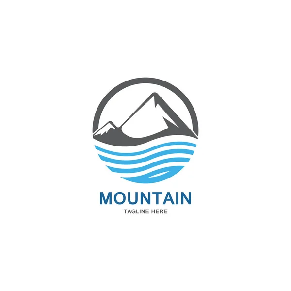 Logo icône montagne — Image vectorielle