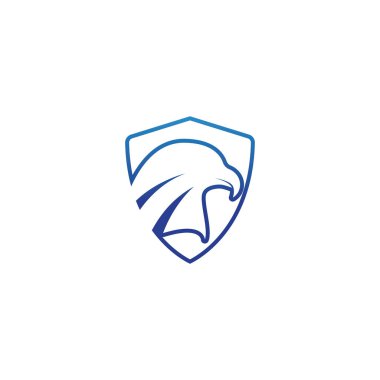 Kartal başı Logo Şablonu