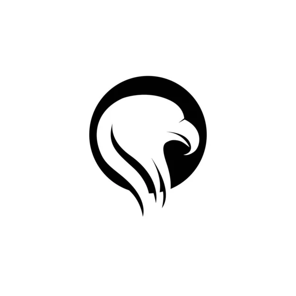 Cabeça de águia Logo Template vector — Vetor de Stock