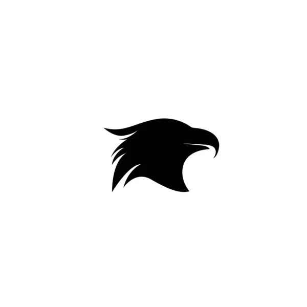 Cabeça de águia Logo Template vector — Vetor de Stock