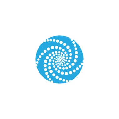 Yarım ton daire vektör illüstrasyonunu noktalar 