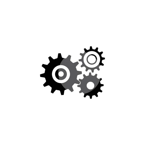 Getriebe Logo Vorlage Vektorsymbol — Stockvektor