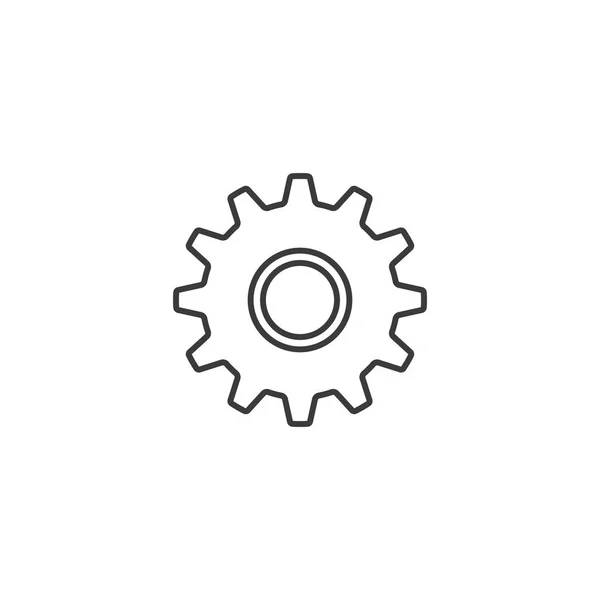 Modelo de logotipo da engrenagem vetor ícone — Vetor de Stock