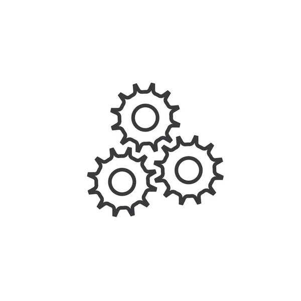 Векторная икона логотипа Gear — стоковый вектор