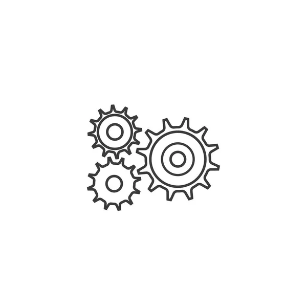 Gear Logo Template vector icon — Stock Vector