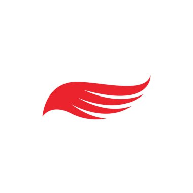 Falcon Wing Logo şablonu vektör