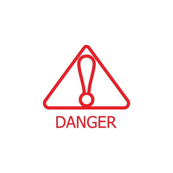 警告危险向量图标设计 — 图库矢量图片