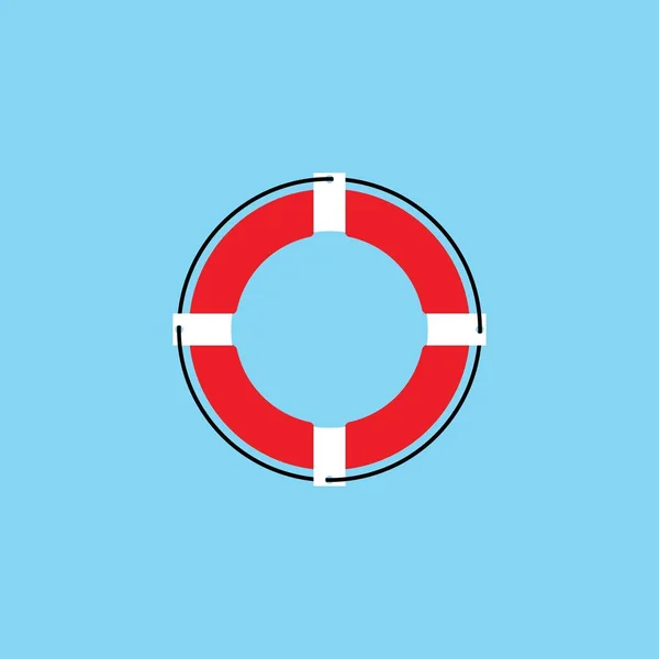 Logotipo Lifebuoy icono vector ilustración — Archivo Imágenes Vectoriales