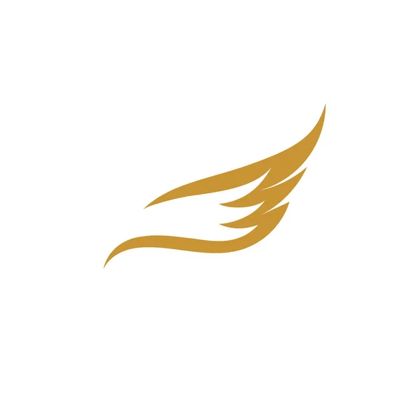 Bird wing Dove Logo Template vector — Stock Vector