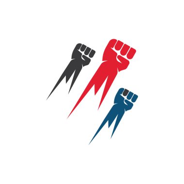 El güçlü vektör logosu