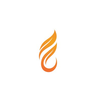 Yangın alev Logo şablonu vektör simge petrol, gaz ve enerji logo