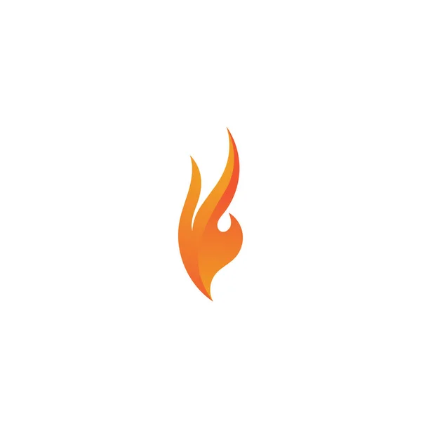 Fire flame logotypen vektor Mallikonen olja, gas och energi logotyp — Stock vektor