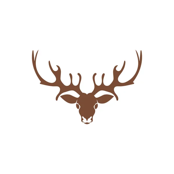 Вектор логотипа оленьих рогов — стоковый вектор