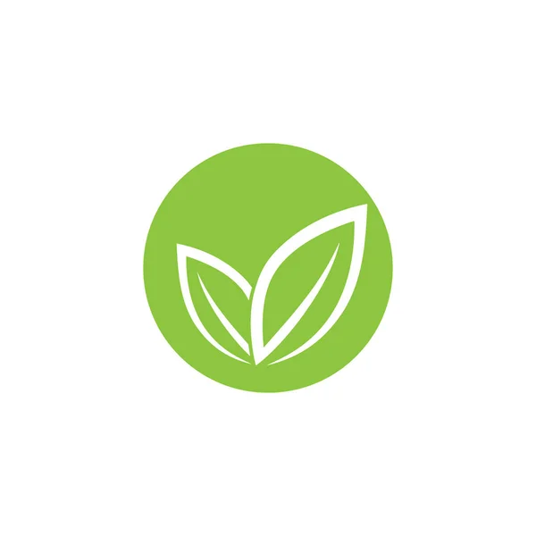 Zielony liść ekologia natura element wektor — Wektor stockowy