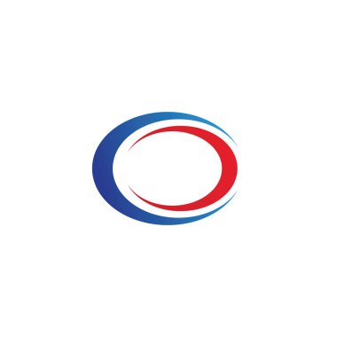 C Çemberi Harf Logo Şablonu vektör simgesi 