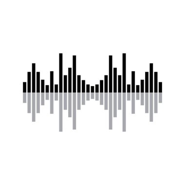 Ses dalgaları illüstrasyon vektör