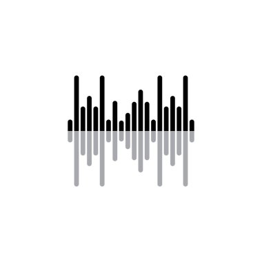 Ses dalgaları illüstrasyon vektör